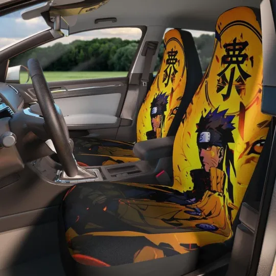 Anime Car Seat Covers - Narutoo Design, Vehicle Interior Decor