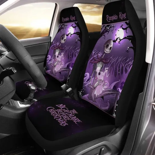 Discover Jack & Zero Nightmare Before Christmas Cartoon Car Seat Covers