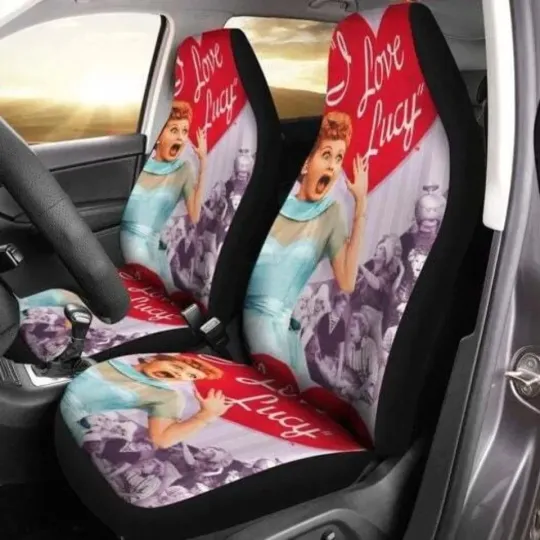 Discover I Love Lucy Car Seat Covers Classic TV Comedy Star Auto