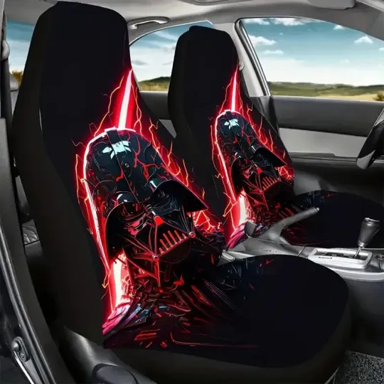 Discover Star Wars Darth Vader Galaxy's Edge Dark Side Father's Day Gift Car Seat Covers