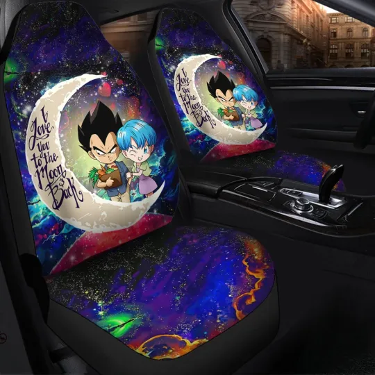 Discover Vegeta Bulma Love You To The Moon Car Seat Covers