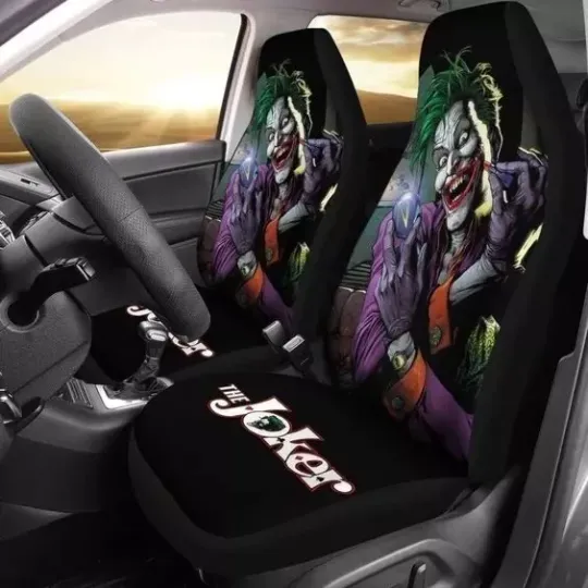 Discover Joker Draw Smile Car Seat Covers For Fan