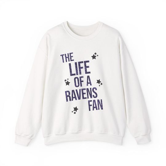 Discover The Life of a Baltimore Football Fan Sweatshirt, Ravens Game Day Sweatshirt, ttaylor version Style, Game Day Shirt Sports Fan Gift