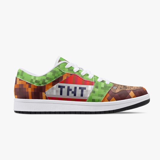 Discover Minecraft Low-Top Sneakers, Minecraft Sneakers, Minecraft Shoes, Boys Minecraft Shoes
