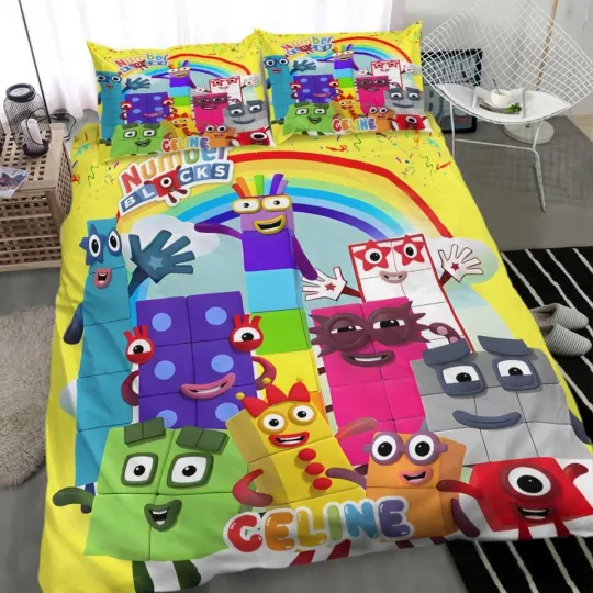 Discover Personalized NumberBlocks Bedding Set