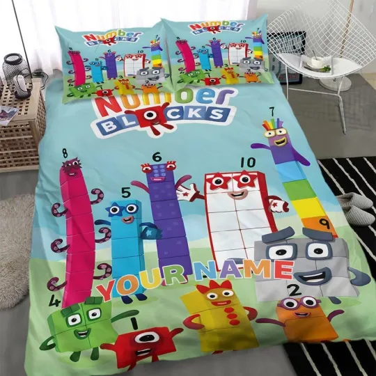 Discover Personalized NumberBlocks Bedding Set