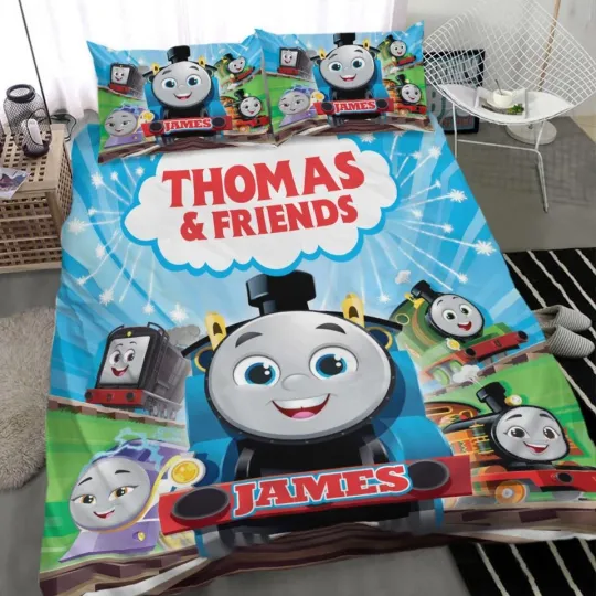 Discover Personalized Thomas The Train Bedding Set