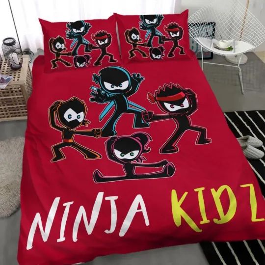 Discover Ninja Kidz Bedding Set, Anime Bedding Set