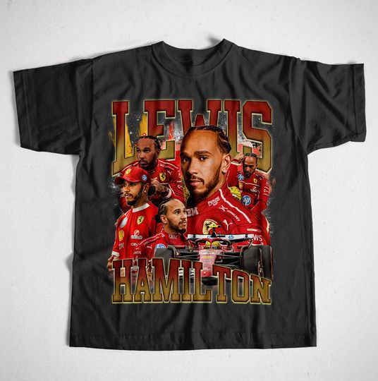 Discover Lewis Hamilton Fan T-Shirt, Unisex Racing Apparel, Motorsport Gift, Car Racing T-Shirt