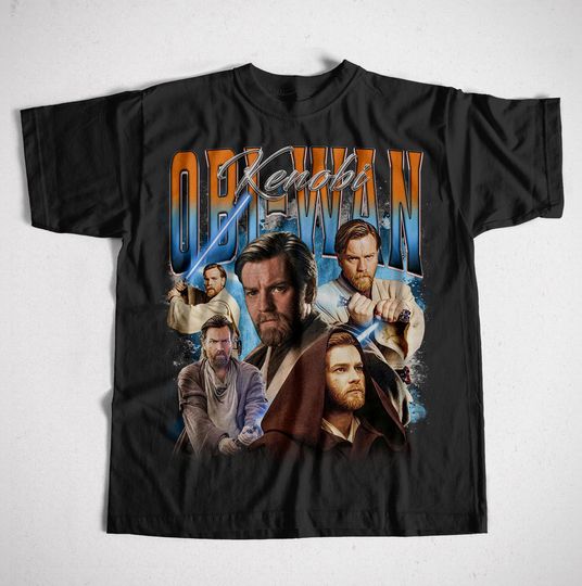 Obi-Wan Kenobi Star Wars T-Shirt, Jedi Master Tee, Kenobi Fan Gift