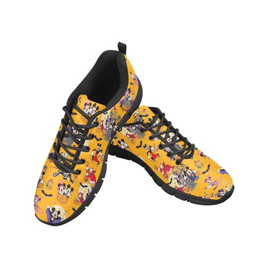 Mickey and Friends Halloween Shoes | Mickey Halloween Sneakers | Disney Halloween Shoes | Disney Shoes | Disney Running Shoes | Mickey Shoes