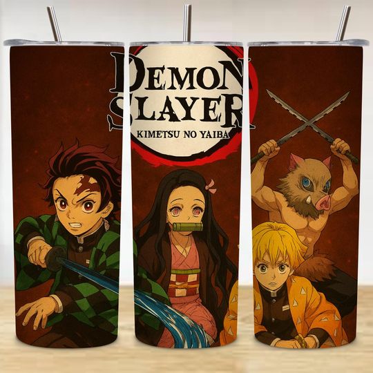 Discover Demon 20oz Tumbler with Lid And Straw, Manga Anime Gift
