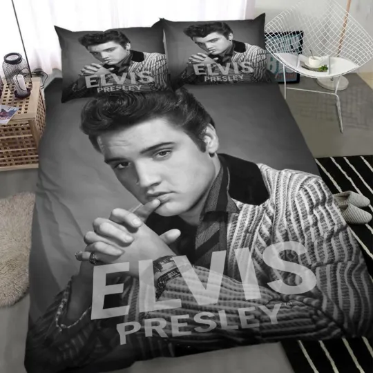 Discover Music King of Rock Elvis Presley Bedding Set