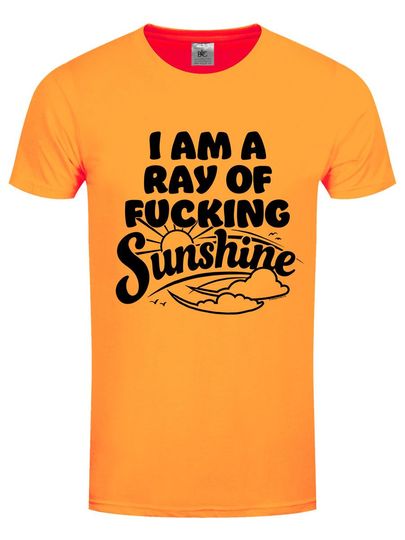 Discover I Am A Ray Of Fucking Sunshine Mens Apricot T-Shirt