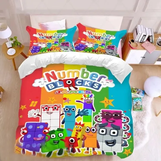 Discover Personalized Numberblocks bedding sets