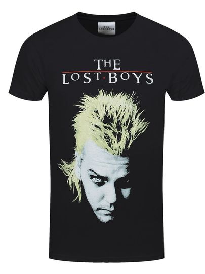 Discover Lost Boys David And Logo Mens Black T-Shirt