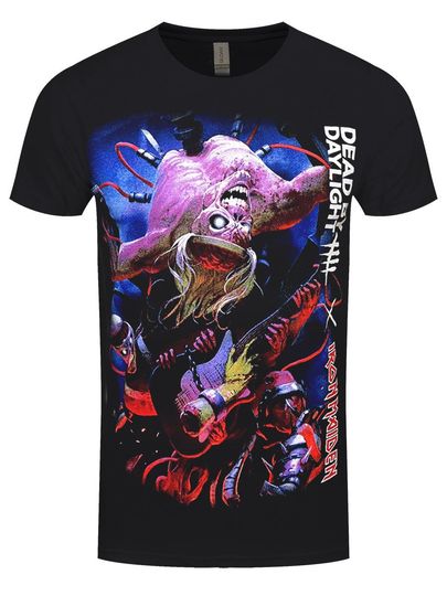 Iron Maiden x Dead by Daylight Monster Eddie Men's Black T-Shirt