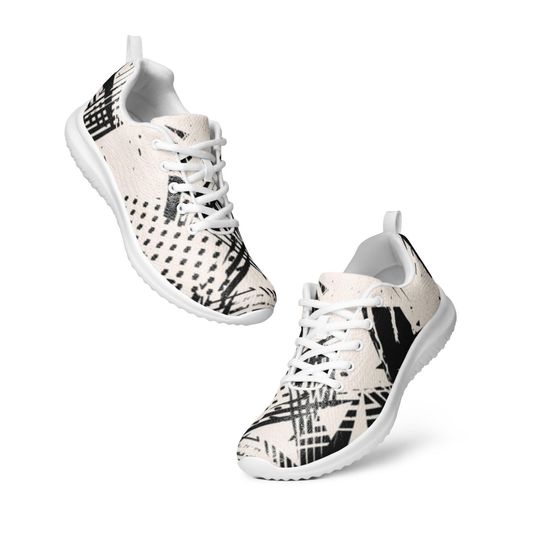 Discover Graphic Print Men's Athletic Shoes: Lightweight Street Style Sneakers