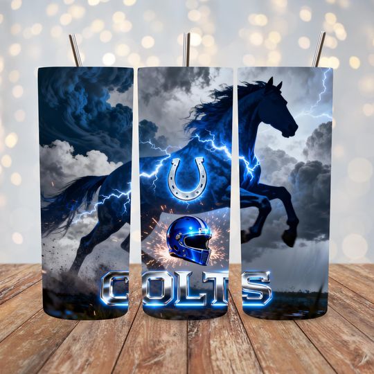 Discover 20oz Skinny Tumbler Wrap PNG, Sports Themed 20oz Tumbler PNG, Mascot Sublimation Tumbler PNG Digital Download