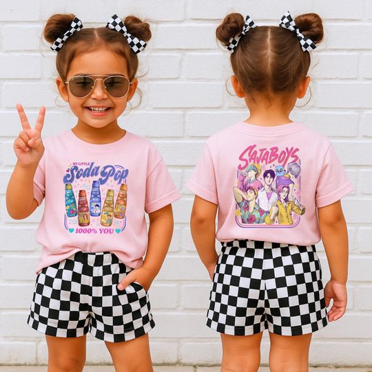 Saja Boys Soda Pop Kids Shirt, Saja Boys TShirt, Soda Pop Kids Shirt, Kpop Demon Boy Band Tee, Demon Hunter&nbsp;Youth&nbsp;Shirts