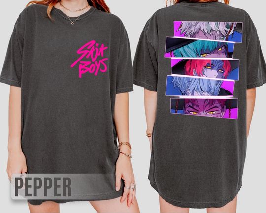 Comfort Colors Saja Boys Boy Band Shirt, Kpop Demon Hunters Movie Shirt, Manga Inspired Tee, Bootleg Retro Movie Shirt
