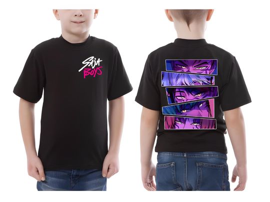 Discover Saja Boys Boy Band Shirt, Kpop Demon Hunters Shirt, Saja Boys Kpop Fan T-shirt, Demon Hunter Merch, Saja Girls Gift, Cute Kpop Fan Gift