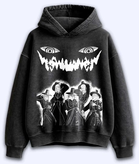 Bleached Inspired by Saha Boys Demon Hunter Wash Hoodie, Anime Huntrix Shirt, Unisex Shirt, Retro Apparel Hoodie, Anime Lover Gift.