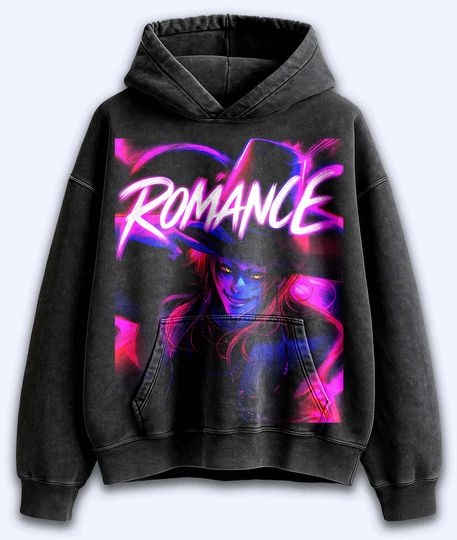 Retro Saja Boys Romance Demon Hunters Wash Hoodie, Anime Huntrix Shirt, Unisex Shirt, Vintage Apparel Hoodie, Anime Lover Gift.