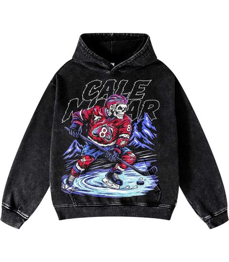 Discover Vintage Cale Makar Colorado Hockey Acid Wash Hoodie, Wash T-Shirt, Unisex Shirt, Retr Apparel Sweatshirt, Gift for him Gift for her.