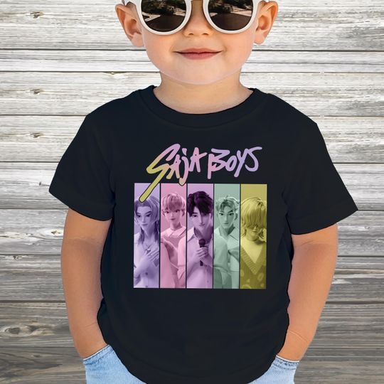 Discover Saja Boys K-pop Tee, Bootleg Movie Kids T-shirt, K-pop Movie Boy Shirt, Saja Boys Tshirt, Kpop Inspired Movie Shirt, Saja Boys Kids Top