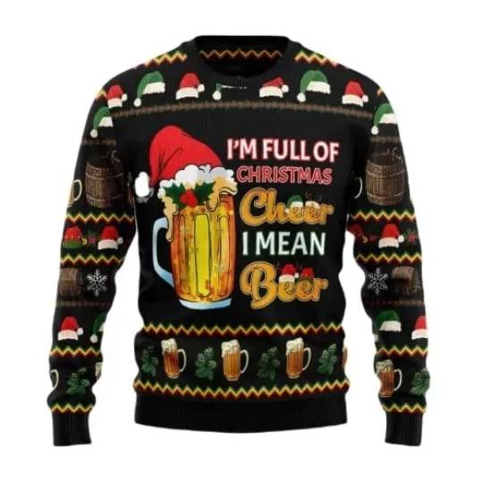 Discover Christmas Beer Ugly Christmas Sweater For Men & Women