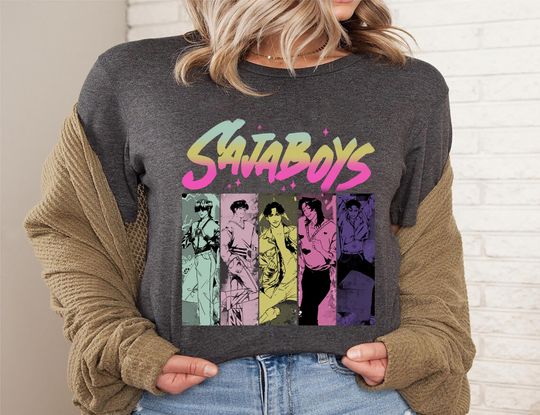 Discover Saja Boys kpop demon hunters movie shirt retro bootleg band tee vintage inspired Kpop shirt demon hunters merch anime t shirt gift for youth