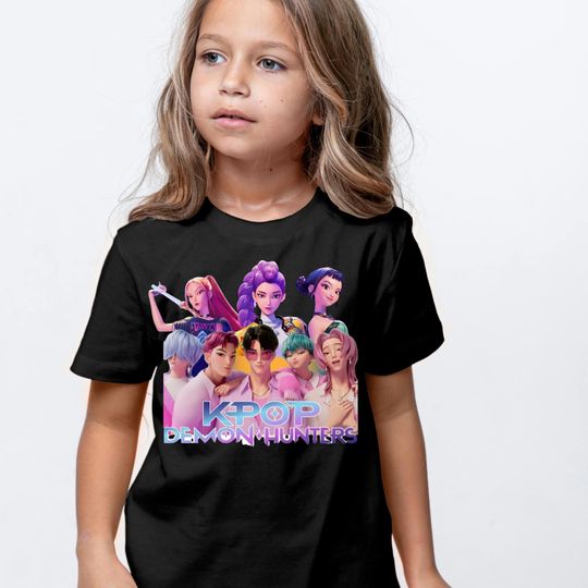 Discover K-pop Huntrix & Saja Boys Tshirt