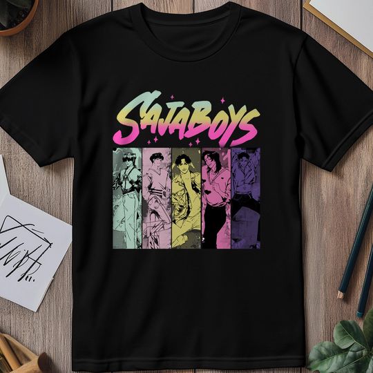 Discover Saja Boys Retro T-Shirt Anime Tees For all Animation and Comic Fans