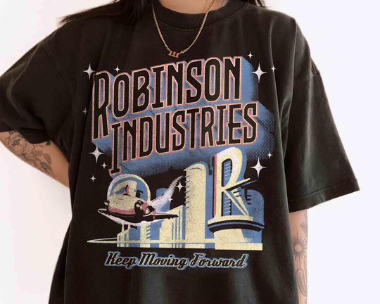Discover Vintage Disney Robinson Industries Family Matching T-Shirt, Keep Moving Forward Tee, Disneyland Family Vacation Shirt