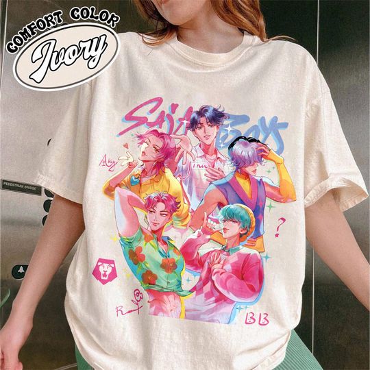 Discover Kpop Saja Boys Shirt, Kpop Demon Hunters T-shirt, Demon Hunters Merch, Kpop Huntrix Pin shirt, Saja Boys Fan Gifts