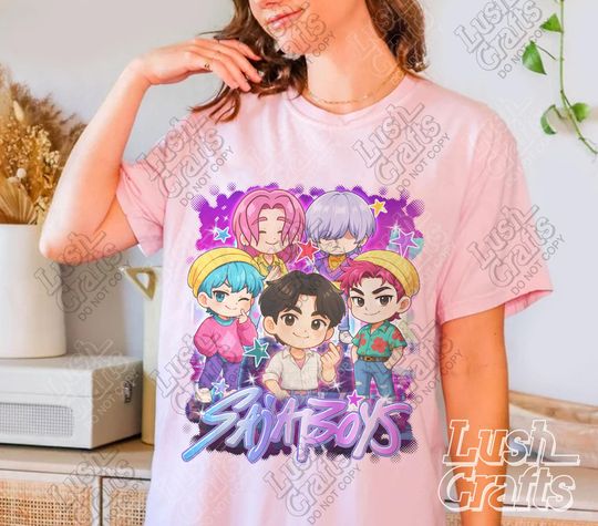 Discover Saja Boys Shirt, Kpop Demon Hunter Shirt, Youth Toddler Saja Boys Shirt, Sajaboys band Shirt, Demon Hunters Merch, Gift For SajaBoys Fan