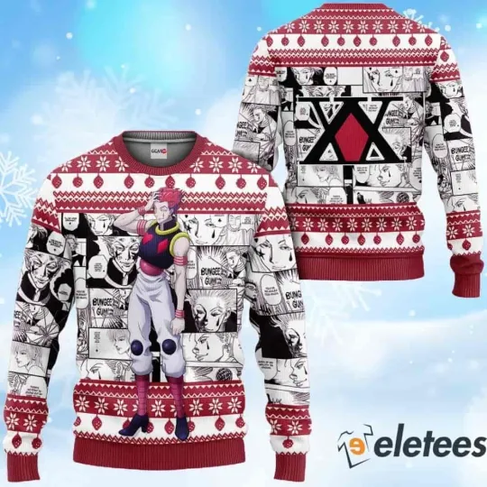 Hisoka Anime Ugly Christmas Sweater 5MNIMUIN