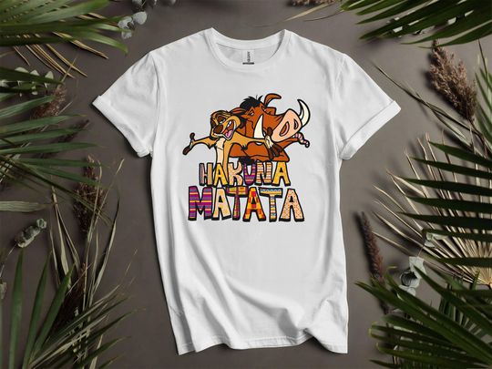 Hakuna Matata Timon Pumbaa T-Shirt and Hoodie for Men, Women, and Kids