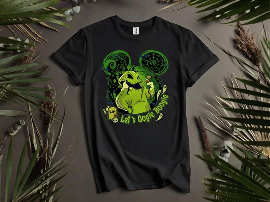 Discover Oogie Boogie Green Custom T-Shirts for Men, Women, and Kids - Sizes S to 5XL | Ladies' T-Shirts Available i738