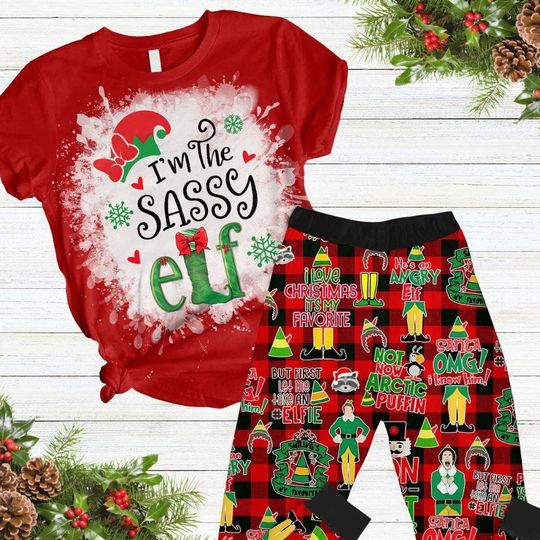 Elf Christmas Movie Pajamas Set, Funny Christmas Matching Shirt, Most Likely Tee