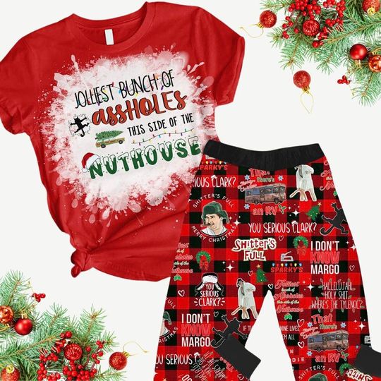 National Lampoon's Christmas Vacation Pajamas Set, You Serious Clark Shirt