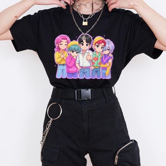 Discover Saja Boys Kpop Band Shirt,Kpop Demon Hunters Movie Shirt,Demon Hunters Merch,KPDH Shirt,Jinu Sweater,Saja Boys Tshirt,Saja Boys Graphic Tee