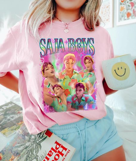 Discover Saja Boys Kpop Band Shirt,Kpop Demon Hunters Movie Shirt,Demon Hunters Merch,KPDH Shirt,Jinu Sweater,Saja Boys Tshirt,Saja Boys Graphic Tee