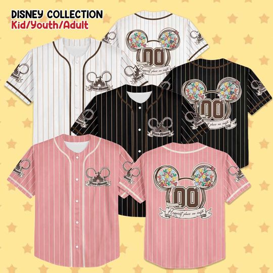 Discover Personalize Disney mickey Mouse Happiest Place on Earth, Custom Kid Youth Adult Disney Jersey, Mickey and Friends Disney Mickey Safari Shirt