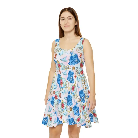 Discover Cinde Women's Skater Dress (AOP)