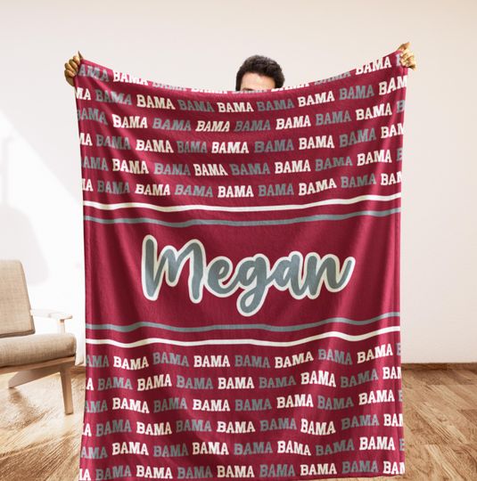 Discover Custom College Blanket, Football Fan Gift, Gift for Graduate, Stadium Blanket, Tailgate Must-Have, Personalized Sports Gift