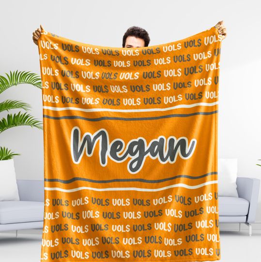 Discover Custom Tennessee Gift Blanket, College Spirit Blanket, Tennessee Graduation Gift, Sports Fan Christmas Gift, Freshman Room Decor