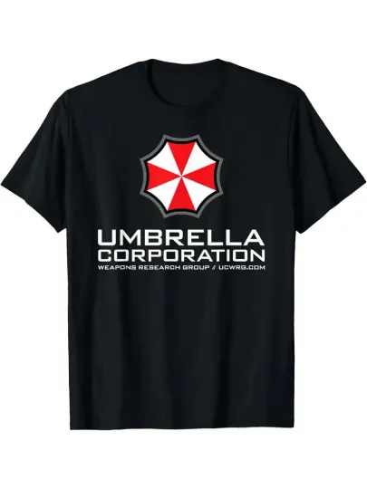 Umbrella Corporation UCWRG Stacked Logo T-Shirt Men's Clothing