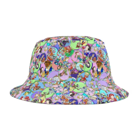 Discover Disney Stained Glass Bucket Hat, Gift for Her, Gift for Him